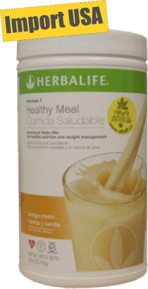 HERBALIFE Formuła 1 Koktajl odżywczy Shake mix nutritiv 750g - smak pomarańczowy (bez glutenu)